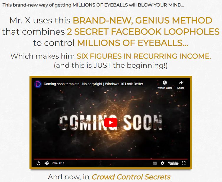 Crowd Control Secrets Legit or scam